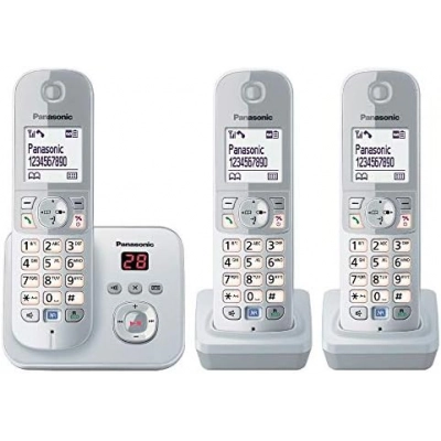 Telefone PANASONIC KX-TG6823 Prateado