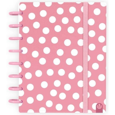 Cuaderno Ingeniox A5 100h Cuadricula Rosa