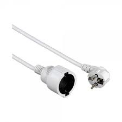 Hama Cable de Alimentación Alargador Schuko 10m Blanco