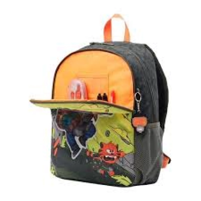 Mochila Escolar Média 41cm Totto Brawlmaster 4dj Verde
