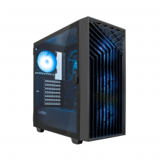 Coolbox Caja Gaming ATX GA300 GRIDLINE Black