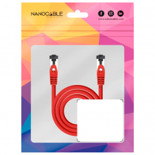 Nanocable Cable red Cat. 8.1 2GHZ SSTP Rojo 0,25m