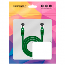 Nanocable Cable red Cat. 8.1 2GHZ SSTP Verde 0,30m