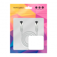 Nanocable Cable red Cat. 8.1 2GHZ SSTP Blanco 0,5m