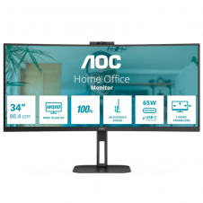 AOC CU34V5C/BK Monitor 27 2K Ultra HD LED Negro
