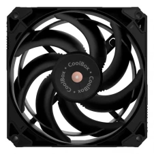 Coolbox Gaming Ventilador V12 PWM AUX 12Cm Negro