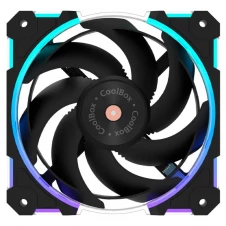 Coolbox Gaming Ventilador X12 PWM Aux 12Cm ARGB