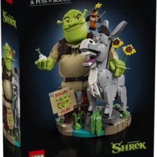 Lego shrek asno y gato