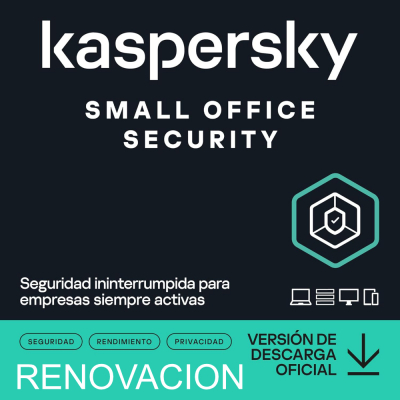 KSOS Kaspersky Small Office Security 1 Año Renovacion Licencia Digital