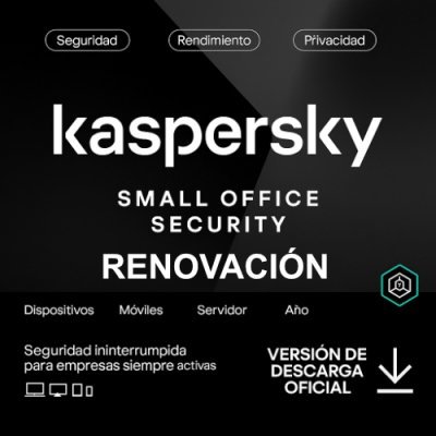 KSOS Kaspersky Small Office Security 1 Año Renovacion Licencia Digital