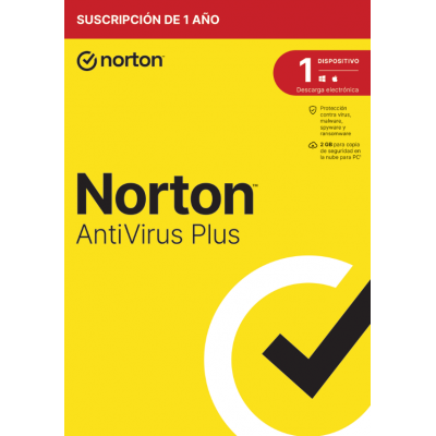 Norton Antivirus Plus  2GB 1 Usuario 1 Licencia 1 Año Licencia Digital