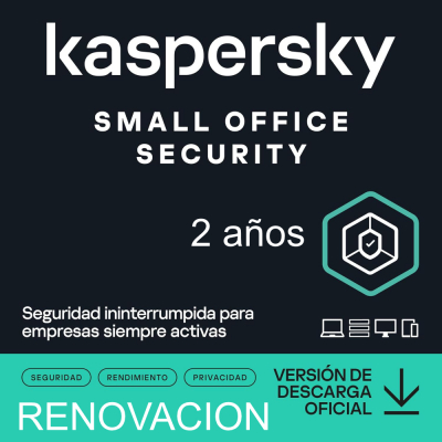 KSOS Kaspersky Small Office Security 2 Años Renovacion Licencia Digital