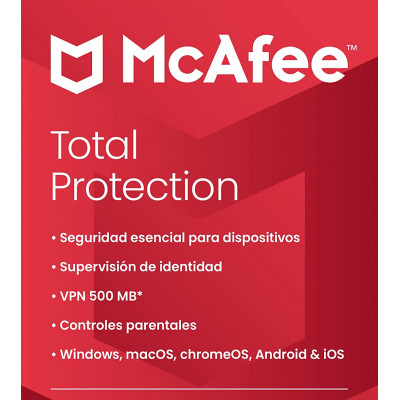 McAfee Total Protection 2 Años Licencia Digital