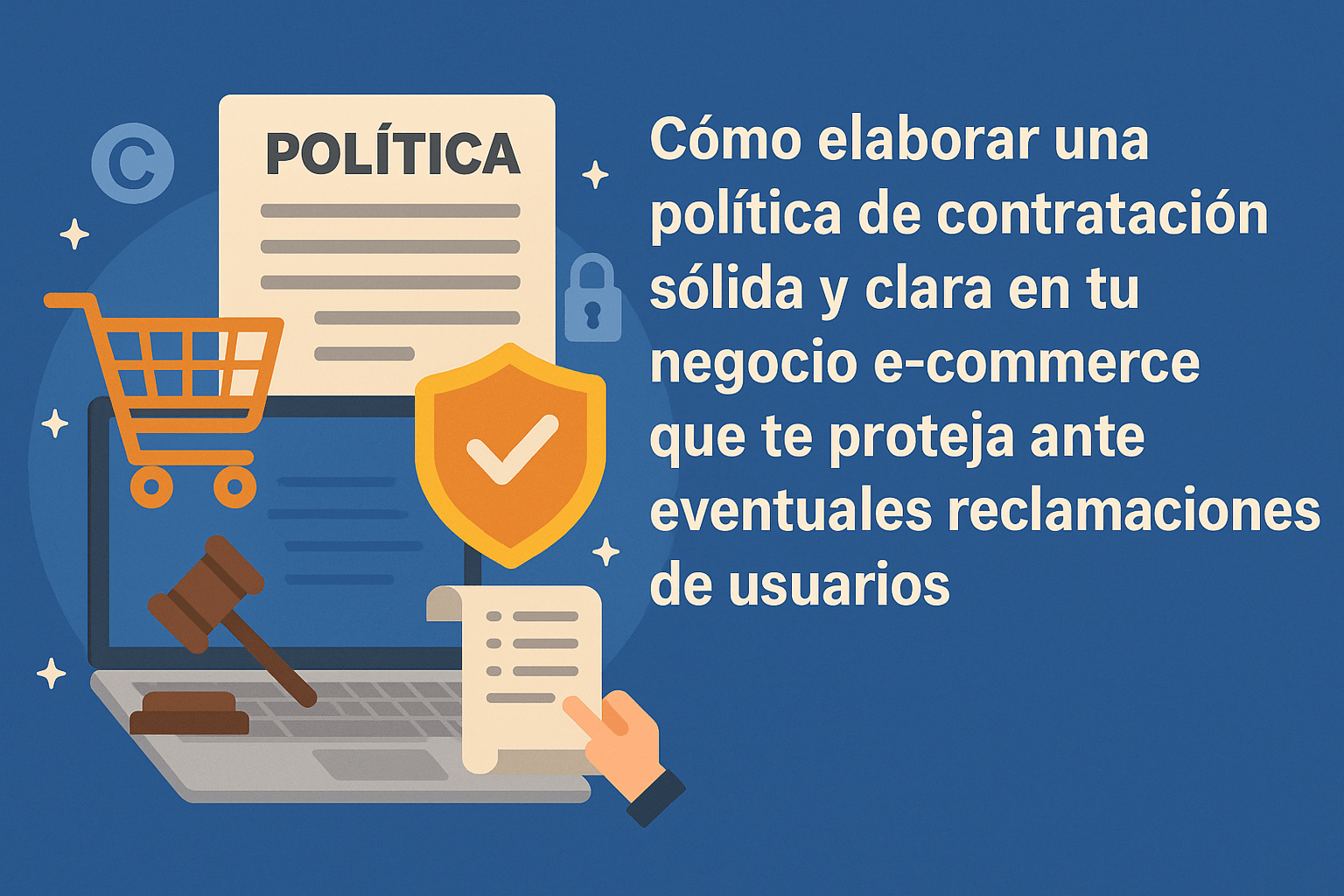 Cómo elaborar una política de contratación sólida y clara en tu negocio e-commerce que te proteja ante eventuales reclamaciones de usuarios