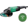 Amoladora HIKOKI 230mm G23SW2W7Z + CRT
