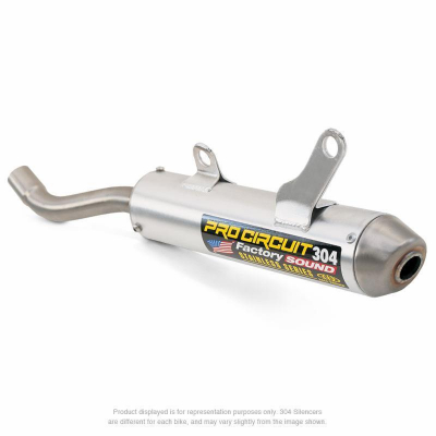 Silencioso Pro Circuit 304 Honda CR125R: aluminio, tapa de acero inox SH98125-SE