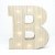LETRA MADERA LED B