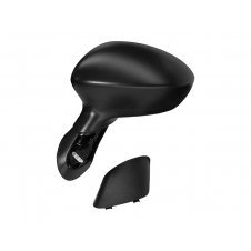 ESPEJO DE PUERTA ELÉCTRICO NEGRO (CRISTAL CONVEXO)