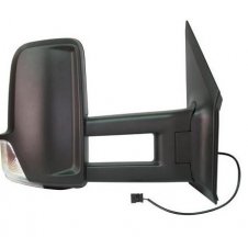 ESPEJO DE PUERTA LARGO MANUAL 09- CON INTERMITENTE(CONVEXO) (ALTA CALIDAD)