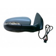 ESPEJO DE PUERTA ELÉCTRICO CALEFACTABLE PLEGABLE IMPRIMADO.& CON LUZ QUE ALUMBRA EL SUELO (CRISTAL CONVEXO)