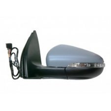 ESPEJO DE PUERTA ELÉCTRICO CALEFACTABLE PLEGABLE IMPRIMADO.& CON LUZ QUE ALUMBRA EL SUELO (ALTA CALIDAD) (CRISTAL ASFÉRICO)