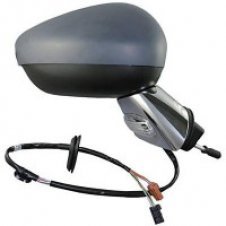 ESPEJO DE PUERTA ELECT. CALEFACTABLE PLEGABLE IMPRIMADO CON INTERMITENTE BASE CROMADA CON SENSOR (CRISTAL CONVEXO)