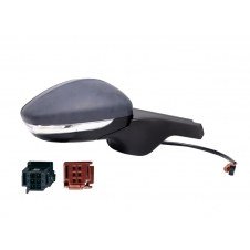 ESPEJO DE PUERTA ELÉCTRICO CALEFACTABLE IMPRIMADO (CON INTERMITENTE & CON PUNTO CIEGO CON SENSOR) (6 PINS+5 PINS) -18 (ALTA CALIDAD) (CONVEX)