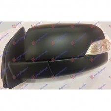 ESPEJO DE PUERTA ELECT. NEGRO CON INTERMITENTE (CRISTAL PLANO)