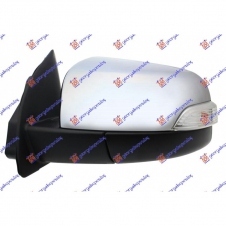 ESPEJO DE PUERTA ELECT. CROMADO CON INTERMITENTE (CRISTAL CONVEXO)