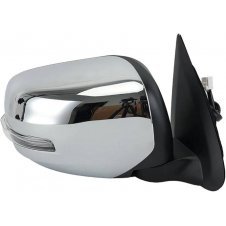 ESPEJO DE PUERTA ELÉCTRICO PLEGABLE CROMADA (CON INTERMITENTE LED)