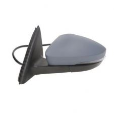 ESPEJO DE PUERTA ELECT.CALEFACTABLE PLEGABLE IMPRIMADO(CON INTERMITENTE/LUZ DE SUELO)(9 PINES)(CRISTAL CONVEXO)(ALTA CALIDAD)