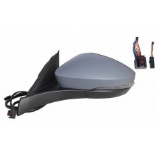 ESPEJO DE PUERTA ELÉCTRICO CALEFACTABLE PLEGABLE IMPRIMADO (CON INTERMITENTE & LUZ ALUMBRA EL SUELO & DETECCIÓN DE PUNTO CIEGO) 11 PIN (ALTA CALIDAD) (CRISTAL ASFÉRICO)