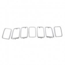 MOLDURA DE MARCO DE REJILLAS PLATEADA(TOURING) (SET 7 PCS)