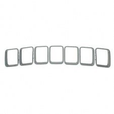 MOLDURA DE MARCO DE REJILLAS NEGRO (SET 7 PCS)