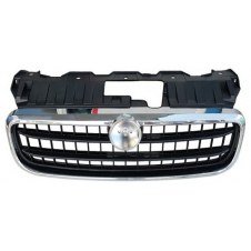 REJILLA CROMADA/NEGRO CON MOLDURA CROMADA.