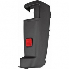 PUNTERA DE PARACHOQUES TRASERO NEGRO (DOBLE PUERTA) (270M)