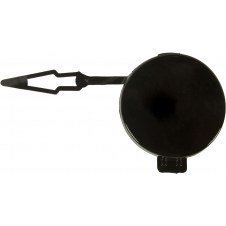 CUBIERTA DE ENGANCHE TRASERA NEGRO BRILLO