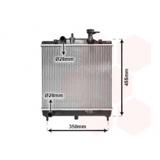 RADIADOR 1.0i-1,1i 12V +/-A/C (35,5x39,8)