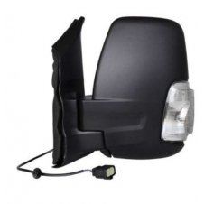 RETROVISOR PLEGABLE CALEFACTABLE CORTO( INTERMITENTE 16W/PUNTO CIEGO (CALIDAD A) (CRISTAL CONVEXO)