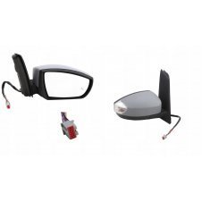 RETROVISOR ELECTRICO CALEFACTABLE IMPRIMADO (INTERMITENTE/PUNTO CIEGO) (CRISTAL CONVEXO)