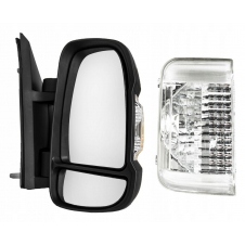 RETROVISOR CALEFACTABLE ELECTRICO CORTO(INTERMITENTE/ANTENA) (CRISTAL CONVEXO)
