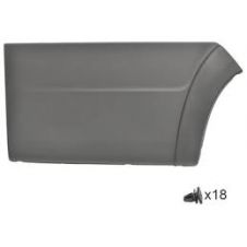 MOLDURA ALETA TRASERA(MODELO CON ALETINES) (PARTE TRASERA)( VEHICULO LARGO)