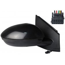 RETROVISOR ELECTRICO CALEFACTABLE IMPRIMADO(PUNTO CIEGO/SENSOR) (9 PINES) (A QUALITY) (CRISTAL CONVEXO)