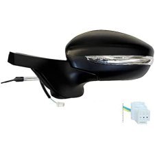 ESPEJO DE PUERTA CON AJUSTE MANUAL (CON INTERMITENTE) (2 PINES) 18-(CRISTAL CONVEXO)