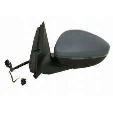 RETROVISOR ELECTRICO PLEGARLE CALEFACTABLE IMPRIMADO (INTERMITENTE &LUZ SUELO&PUNTO CIEGO)(10+2 PINES) (A QUALITY|) (CRISTAL CONVEXO)