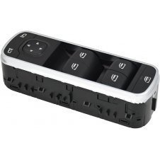 INTERRUPTOR DE PUERTA/ESPEJOS DELANTERO (Cromado) (Cuaternario) (3 pines)