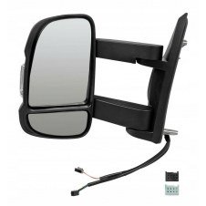 ESPEJO DE PUERTA ELECT. CALEFACTABLE LARGO(CON INTERMITENTE/SENSOR) (CRISTAL CONVEXO)(A QUALITY)