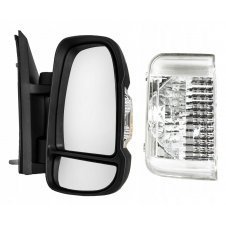 RETROVISOR CALEFACTABLE ELECTRICO CORTO(INTERMITENTE/ANTENA) (CRISTAL CONVEXO)