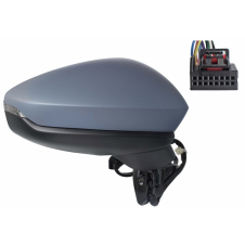 RETROVISOR ELECTRICO CALEFACTABLE IMPRIMADO INTERMITENTE LED (6 PINES) (A QUALITY) (CRISTAL ASFERICO)