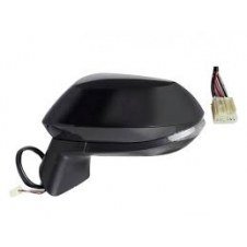 ESPEJO DE PUERTA ELECT. CALEFACTABLE PLEGABLE IMPRIMADO (CON INTERMITENTE) (ALTA CALIDAD) (CRISTAL CONVEXO)